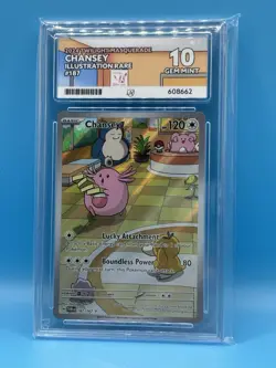 ACE 10 Chansey 187/167 Illustration Rare 2024 Twilight Masquerade Pokemon TCG - Image 1
