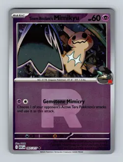 Pokemon TCG - Ascended Heroes - (R Reverse Holo) - Team Rocket's Mimikyu 097/217 - Image 1