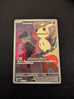 Pokemon TCG Team Rocket's Mimikyu Illustration Rare 238/217 Ascended Heroes - Image 1