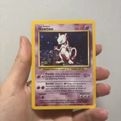 Pokemon Mewtwo Holofoil 1999 Base Set Unlimited #10/102 WOTC Gamefreak Rare - Image 1