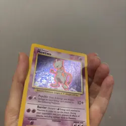 Pokemon Mewtwo Holofoil 1999 Base Set Unlimited #10/102 WOTC Gamefreak Rare - Image 2