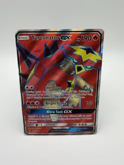 Turtonator GX 131/145 Full Art Ultra Rare Pokemon TCG Guardians Rising Near Mint - Image 1