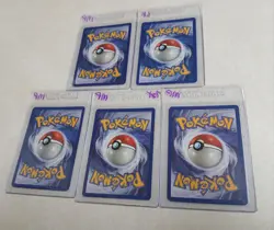 Abra Kadabra Dark Alakazam Team Rocket WOTC 1st Edition Base Set Lot Pokemon - Image 2