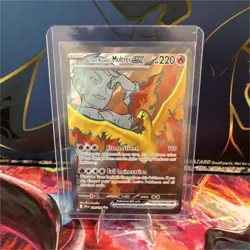 Pokemon Team Rocket's Moltres Ex 208/182 Destined Rivals Ultra Rare Holo 220HP - Image 1