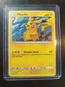 POKEMON PIKACHU SM206 PROMO SM BLACK STAR PROMOS LP - NM - Image 1