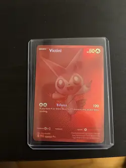 Pokemon Victini Full Art Holo 172/086 Sv: White Flare Rare NM - Image 1
