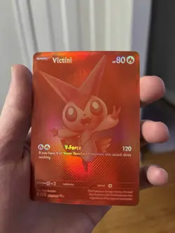 Pokemon Victini Full Art Holo 172/086 Sv: White Flare Rare NM - Image 2