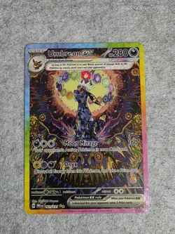 Pokemon Umbreon ex 161/131 Sv: Prismatic Evolutions Full Art Holo SIR 2025 - Image 1