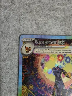 Pokemon Umbreon ex 161/131 Sv: Prismatic Evolutions Full Art Holo SIR 2025 - Image 2