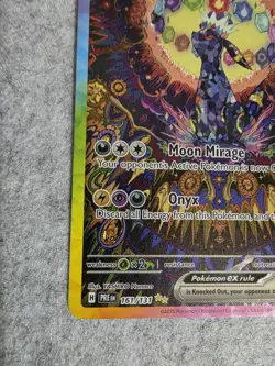 Pokemon Umbreon ex 161/131 Sv: Prismatic Evolutions Full Art Holo SIR 2025 - Image 4