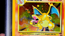 PSA 5 EX 2000 CHARIZARD BASE II POKEMON GAME HOLO #4 G1010 - Image 2