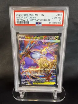 Pokemon Mega Evolution Mega Latias EX 181/132 PSA 10 Special Illustration Rare - Image 1