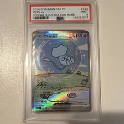 Pokemon PAF Mew ex Special Illustration Rare Holo #232 PSA 9 PORTUGUESE - Image 1