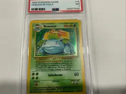 Venusaur PSA 7 NEW CERT Unlimited Base Set 15/102 Pokemon TCG Holo - Image 3