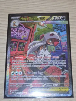 Mega Scrafty Ex 285/217 - Special Illustration Rare (Ascended Heroes) - Pokemon - Image 2