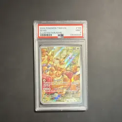 Pokemon Eevee 188/167 Sv06: Twilight Masquerade Illustration Rare Holo PSA 9 - Image 1