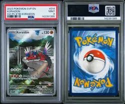 2023 POKEMON SVP SCARLET & VIOLET POKEMON CENTER ETB PROMO #014 KORAIDON PSA 9 - Image 3