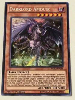 Darklord Amdusc DESO-EN033 Destiny Soldiers 1st Edition - Image 1