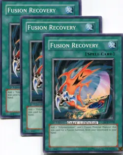 3 X YU-GI-OH FUSION RECOVERY 1ST ED COMMON NM/MINT CRV-EN038 - Image 1