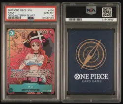 PSA 10 One Piece Nami Japanese Paramount War Alternate Alt Art OP02 036 - Image 3