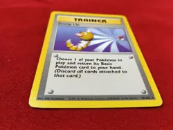 1 Scoop Up, 78/102 Unlimited Base Set Rare (1999) Pokemon TCG LP Lightly Played - Image 2