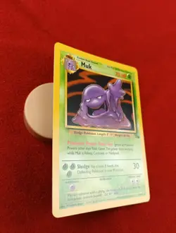 Pokemon Vintage Non-Holo Rare Muk 28/62 Fossil WotC 1999 Very Lightly Played - Image 4