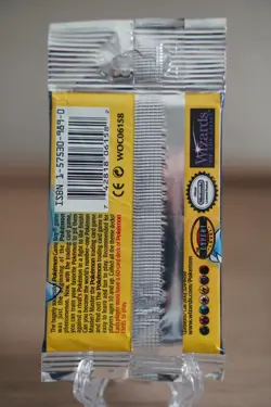 21.12g Pokemon Base Set Booster Pack Unlimited Blastoise WOTC TCG Vintage Sealed - Image 3