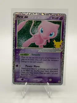 Pokemon TCG Mew EX Celebrations 25th 88/92 NM Mint Holo - Image 1