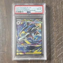 Pokemon Mega Sharpedo ex Phantasmal Flames Special Illustration Rare 127/094 Ho… - Image 1