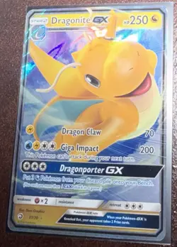 Pokemon Dragonite GX 37/70 Dragon Majesty Holo Stage 2 250 HP - Image 2