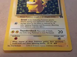 Pokemon TCG Pikachu Wizards Black Star Promos 1 Regular Promo (NON-GRADED) - Image 4