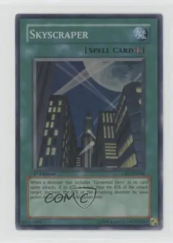 Skyscraper 1st Ed. YuGiOh Cybernetic Revolution #CRV-EN048 2005 - Image 1