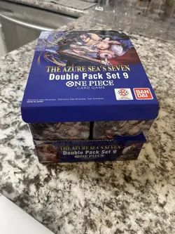 ONE PIECE TCG OP-14: The Azure Sea's Seven - Double Pack Set Vol. 9 *Lot Of 8* - Image 2