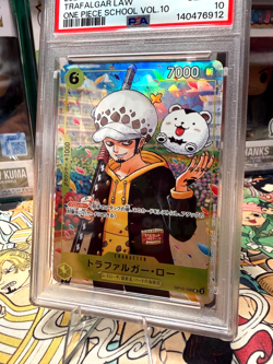 PSA 10 One Piece School Vol.10 Promo One Piece Trafalgar Law OP12-106 Japanese - Image 2