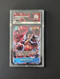 One Piece Monkey D Luffy OP11-118 ACE 10 GEM MINT Perfect Subgrades PSA BGS - Image 1