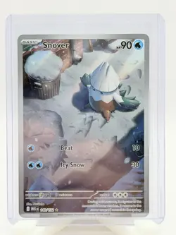 Snover 140/132 Mega Evolution IR Holo NM/M PSA Contender Pokemon Card - Image 1