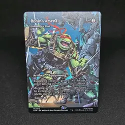 Wizards of the Coast Ronin's Arsenal Artifact Equipment M0015 TMNT Magic Card - Image 1