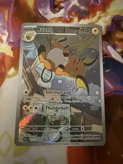 Raichu 211/193 Paldea Evolved Illustration Rare Card NM - Image 1