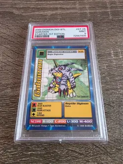 🌐 Digimon Digi-Battle Card Game Graded PSA 9 Agumon and PSA 9 Gabumon by Bandai - Image 3