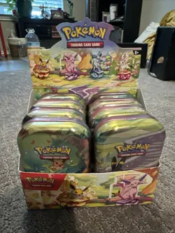EMPTY POKEMON TINS and Display No Cards Pokemon TCG - Image 1