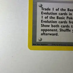 Pokemon Trader 106/130 Base Set 2 Rare Pokemon Training Card WOTC NM - Image 5