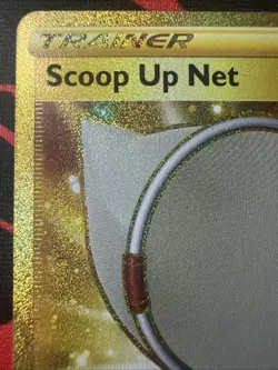 Scoop Up Net 207/192 Gold Secret Full Art Rare Rebel Clash Pokemon TCG Card - NM - Image 5