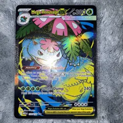 Pokemon TCG Mega Evolutions Mega Venusaur EX Full Art Card 155/132 - Image 1