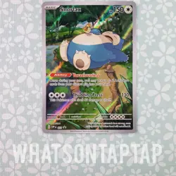 Pokemon Card Snorlax 051 Black Star Promo Scarlet Violet Pokemon 151 ETB LP - Image 1