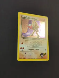 Pokemon TCG Rockets Hitmonchan Holo Card 11/132 Gym Heroes - Image 3