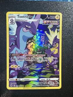 Toxtricity GG09/GG70 Crown Zenith Galarian Gallery NM Ultra Rare Pokemon Card - Image 1