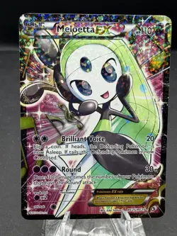 Meloetta EX RC25/RC25 Legendary Treasures Radiant Collection Pokemon Card - Image 1