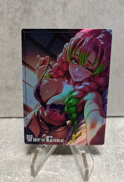 Mitsuri Trading Card Waifu Goddess Story Anime Girl holo Karte Manga Full Art - Image 1