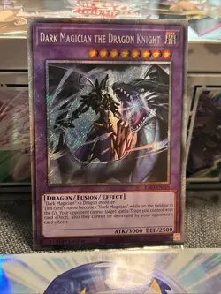 Dark Magician the Dragon Knight Platinum Secret Rare Card NM Near RA03-EN268 - Image 2