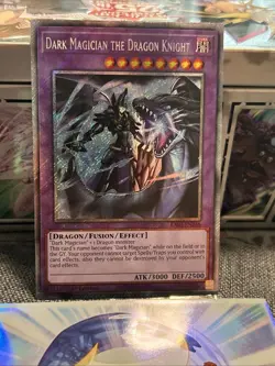 Dark Magician the Dragon Knight Platinum Secret Rare Card NM Near RA03-EN268 - Image 3